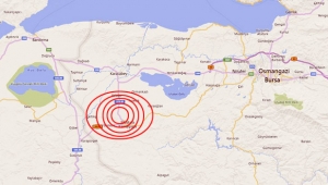 Bursa'da gece yarısı deprem