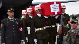 Samsun'da şehit Bayram Aksu'ya son görev 