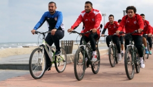 Samsunspor'da bisikletli idman 