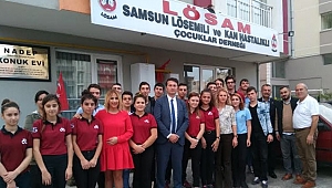 Lösemili çocuklara sevgi eli