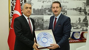 Rektör Bilgiç, Başkan Tok'u ziyaret etti