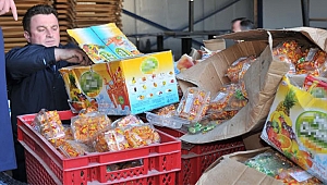 Samsun'da 1 ton tarihi geçmiş gıda maddesi bulundu