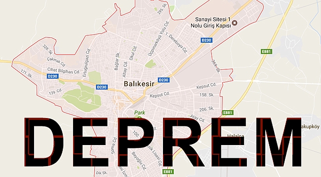 Balıkesir’de peş peşe deprem