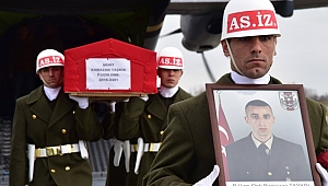 Samsun şehidi Ramazan Taşkın'ı uğurluyor