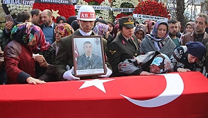 Samsunlu şehit son yolculuğuna uğurlandı