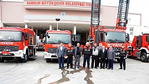 Yeni İtfaiye araçları hizmette