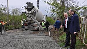 Başkan Kul’dan yol yapımına inceleme