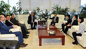 Çinli Büyükelçiden Bilgiç'e ziyaret