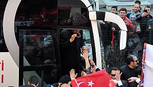 Cumhurbaşkanı Erdoğan’a Samsun simidi ikram edildi