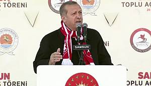 Cumhurbaşkanı Erdoğan Samsun mitinginde önemli açıklamalar yaptı