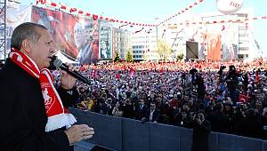 Cumhurbaşkanı Erdoğan Samsun mitingine rekor katılım