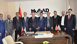 Esen'den MÜSİAD Şube Başkanı Tan'a ziyaret