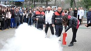 İtfaiye'den 17 bin kişiye yangın eğitimi