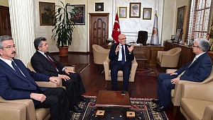 Meteoroloji bölge müdürü Yusuf Ziya Yılmaz'ı ziyaret etti