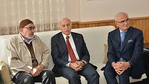 Şahin ve Yılmaz şehit ailesi ziyaret etti