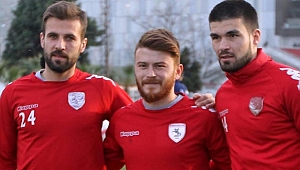 Samsunspor futbolcular galibiyete odaklandı