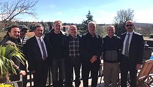 Başkan Kul oyuncu Mehmet Aslantuğ ile buluştu