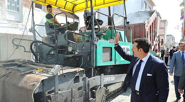 İlkadım’da yollar asfaltlanıyor