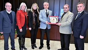 Kavaklılar Derneği'nden tebrik ziyareti