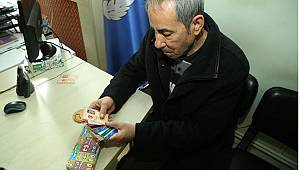 Kaybolan cüzdanı bir buçuk yıl sonra buldu 