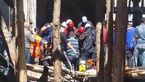 Samsun'da cami inşaattı çöktü çok sayıda ölü ve yaralı var