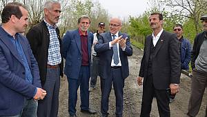 Terme'de yeni yollar yüz güldürdü