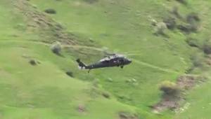 Tunceli'de helikopter düştü