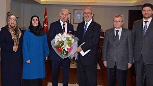 Vali Şahin'e müftülükten ziyaret 