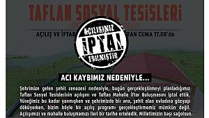 Belediye açılışları erteledi