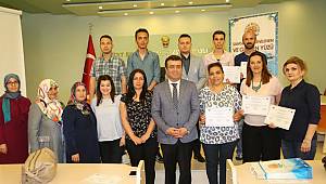 Girişimciler sertifikalarını aldı 