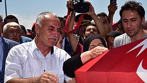 Samsun şehidini uğurluyor