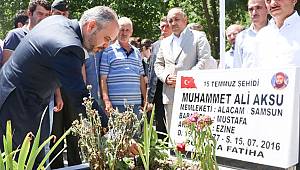  Bakan Kılıç’tan 15 Temmuz şehidine vefa