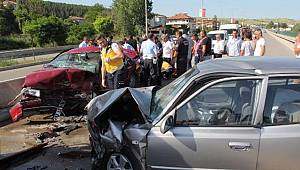 Havza’da kaza 6 yaralı 