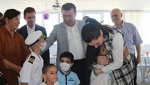 Minik taraftardan Karaaslan'a teşekkür