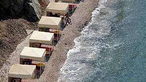 Sahilleri kiraladılar, para yoksa denizde yok 