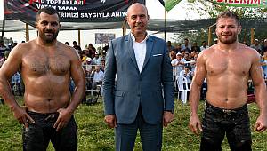 Tekkeköy'de başpehlivan Balaban