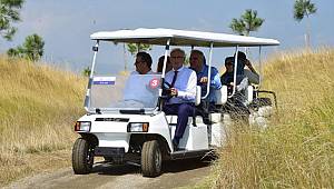 Van Valisi Samsun'da golf oynadı 