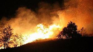 Canik'te yangın korku dolu anlar yaşattı