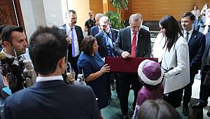 Cumhurbaşkanı Erdoğan'a Samsun'dan hediye