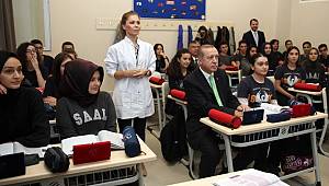 Cumhurbaşkanı Erdoğan öğrencilerle