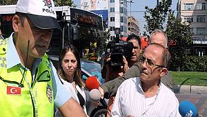 Ehliyetsiz okul servis sürücüsü yakalandı 