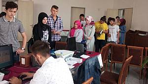 Öğrencilere yerinde Samkart 