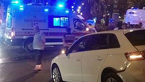 Samsun'da ambulans kazası, 1 yaralı
