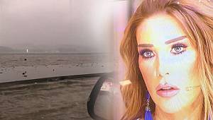 Seren Serengil mahsur kaldı, sel yolunu kesti 