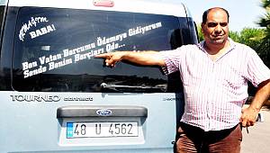 Askere giden oğuldan babaya borç yazısı