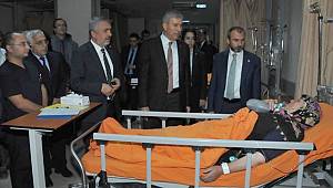 Bakan Demircan'dan hastalara ziyaret