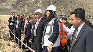 Karaaslan, mühendislik harikası projeyi inceledi