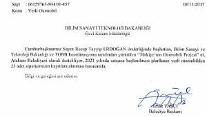 25 adet yerli otomobil siparişi verdi 