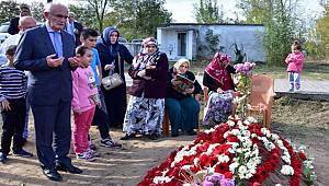 Başkan Yılmaz, şehidin acısını paylaştı