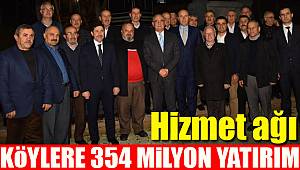 Samsun'da köylere 354 milyon yatırım